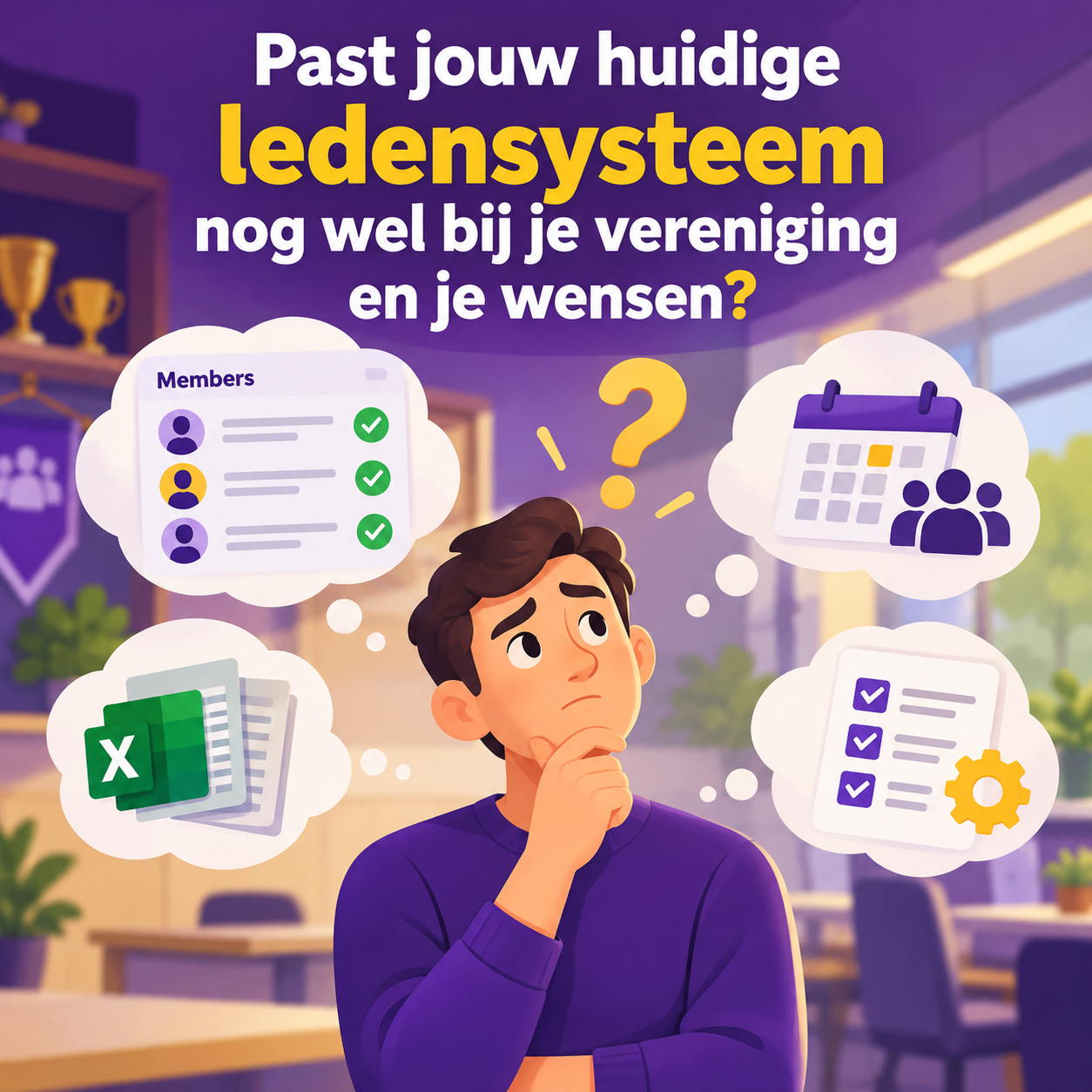 Past jouw huidig systeem nog wel bij je vereniging?